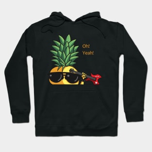 Heavy Metal Pineapple - Cute Funny Hoodie